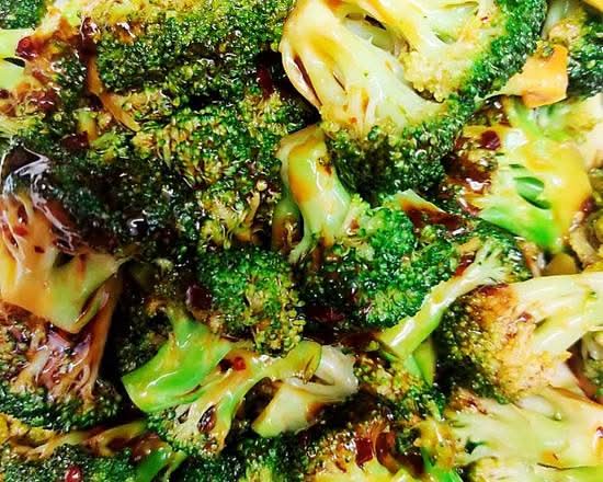 64. Broccoli with Garlic Sauce 魚香芥蘭
